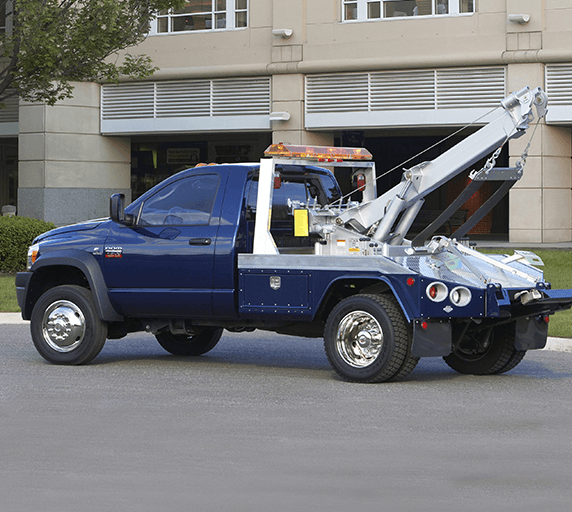 Blue Tow Truck