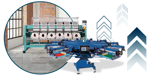 Equipment collage with icon
