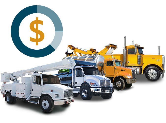 commercial tow truck that is white and getting financed