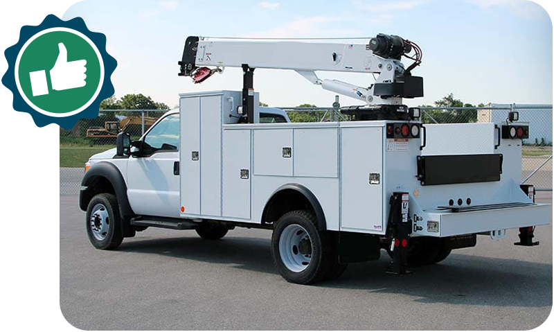 Truck mounted crane