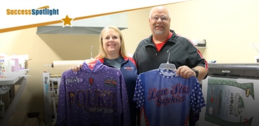 Financing helped Lone Star Awards and Graphics become decorated apparel champions