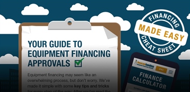 Your Guide to Equipment Financing Approvals Infographic