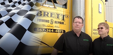 Brett's Towing Wins NASCAR Giveaway with Beacon Funding's Tow Truck Financing