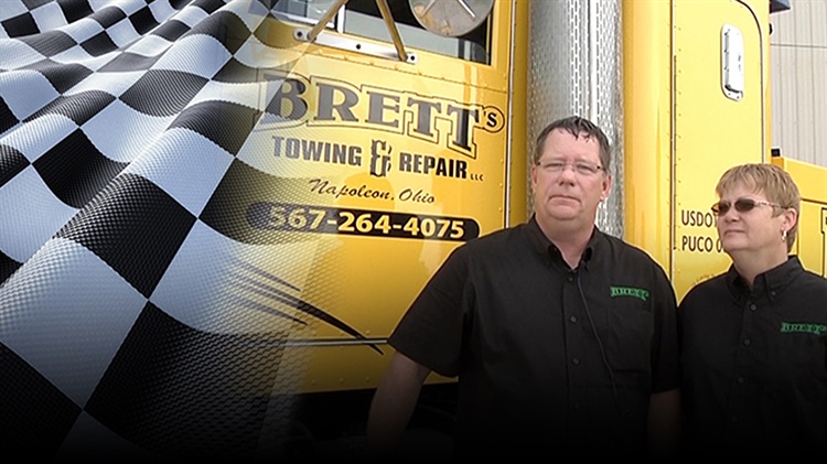 Brett's Towing Wins NASCAR Giveaway with Beacon Funding's Tow Truck Financing