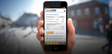 Beacon Funding's Equipment Leasing Calculator: Mobile App for iPhone