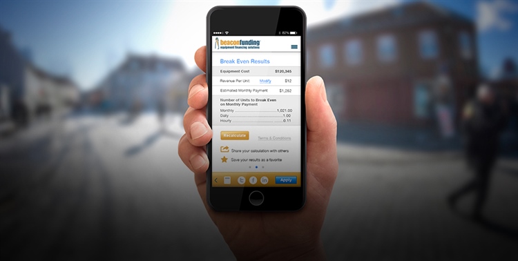 Beacon Funding Releases Equipment Leasing Calculator Mobile App for iPhone