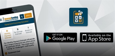 BFC's new 3-in-1 Equipment Financing Calculator for iOS and Android