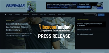 Beacon Funding Featured on PrintwearMag.com in Video Series