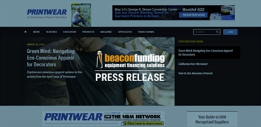 Beacon Funding Featured on PrintwearMag.com in Video Series