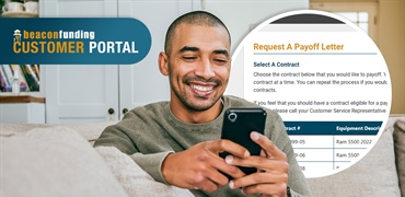 New to the Beacon Funding Customer Portal: Request an Early Payoff Letter