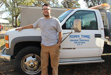 Pounds Towing tow truck