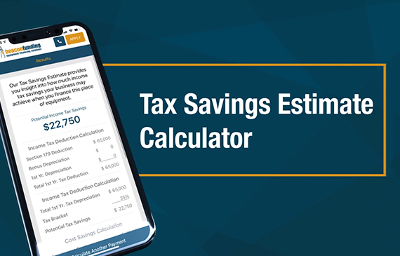 Users can calculate how much equipment financing can potentially save them on their income tax savings to their equipment purchase. Users can calculate how much equipment financing can potentially save them on their income tax savings to their equipment purchase.