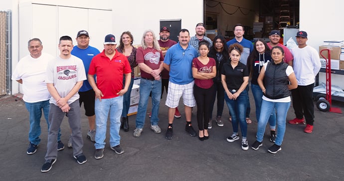 Billy Spencer and his staff proudly stand outside his facility in Pheonix, Arizona. Billy Spencer and his staff proudly stand outside his facility in Pheonix, Arizona.