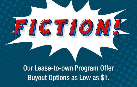 Fact or fiction? When you lease you don't keep equipment.