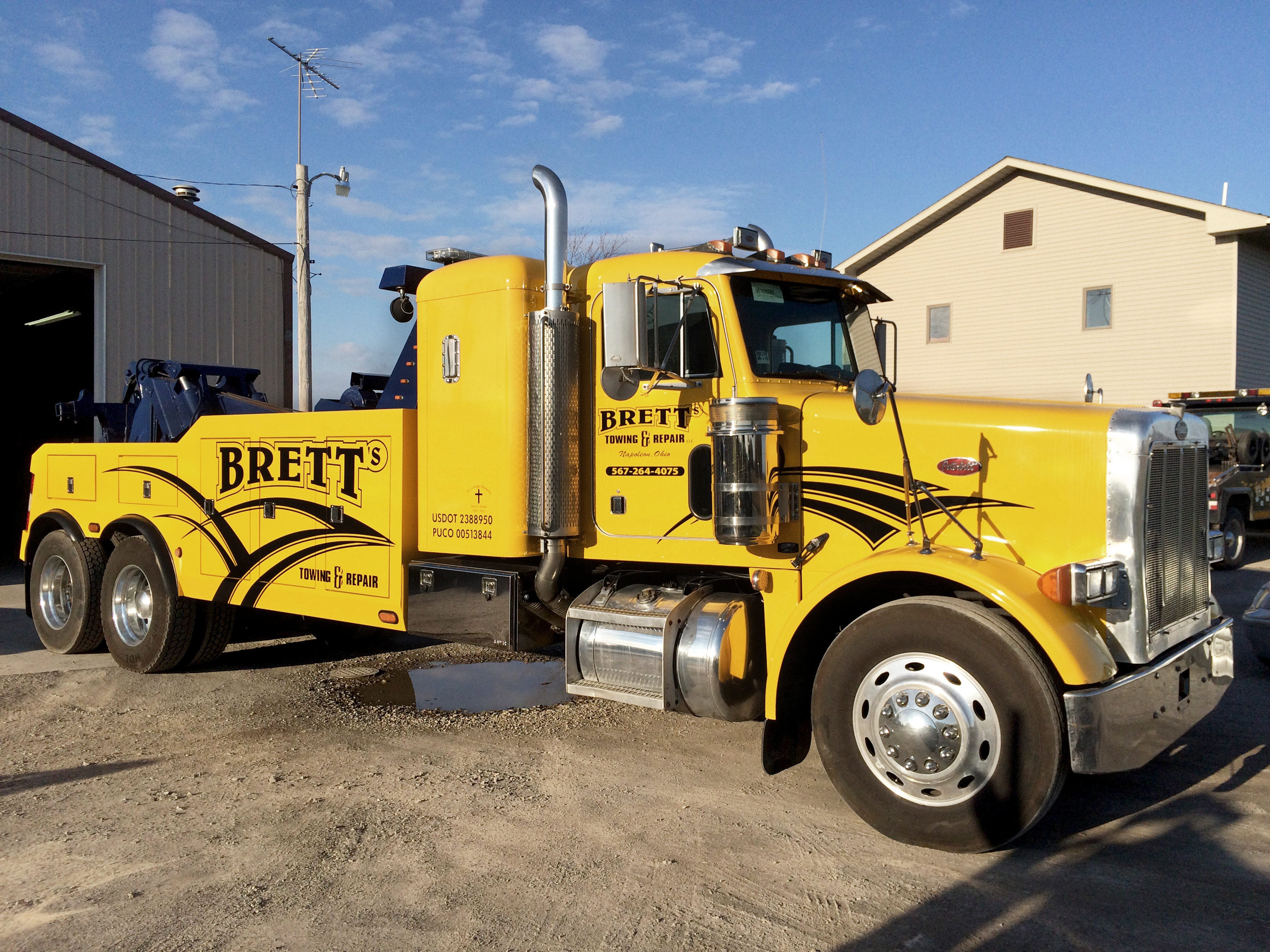 Brett's Towing Financed Tow Truck