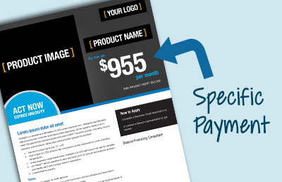 A whitepaper shows low monthly equipment financing payments A whitepaper shows low monthly equipment financing payments