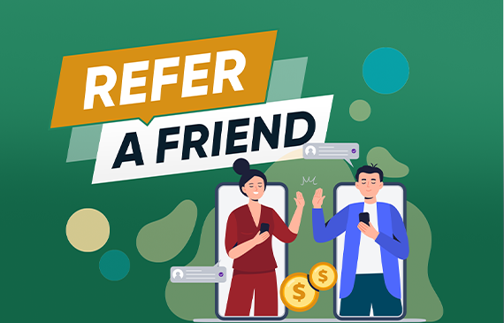 Two business owners connected through a referral program, illustrating how Beacon Funding rewards referrals while helping more companies access flexible equipment financing for essential equipment.