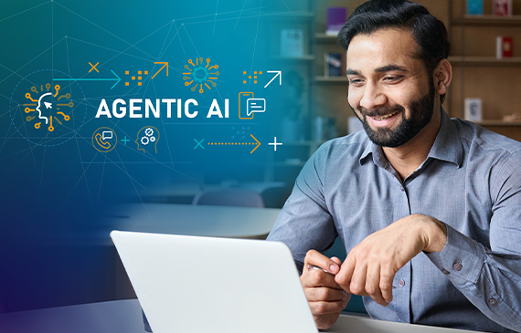 Professional using AI-powered tools on a laptop, representing Beacon Funding’s technology-driven equipment financing solutions that streamline decisions, save time, and support smarter business growth.