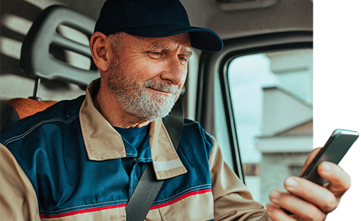 man on phone