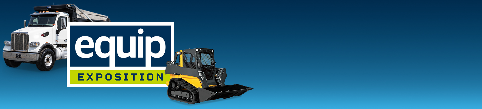 hardscaping equipment and Equip Expo logo