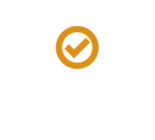 Computer with check mark on it