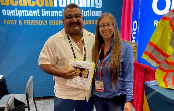 Congratulations to Raul Gonzalez from Towing Solution Central Florida! Raul is one of the winners of Beacon Funding's giveaway at American Towman ShowPlace 2023.