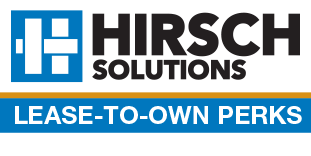 Hirsch Solutions lease-to-own perks logo